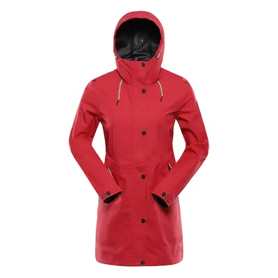 Women's waterproof coat with ptx membrane ALPINE PRO PERFETA chilli