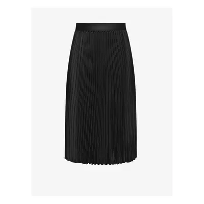 Only Black Women's Satin Pleated Skirt JDY Sarah - Women's