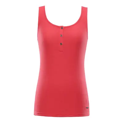 Women's quick-drying tank top ALPINE PRO ZONNA rouge red