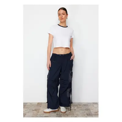 Trendyol Navy Blue Regular Waist Jogger farmer cargo zsebbel