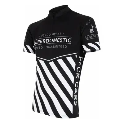 Men's Jersey Sensor Cyklo Superdomestic Black