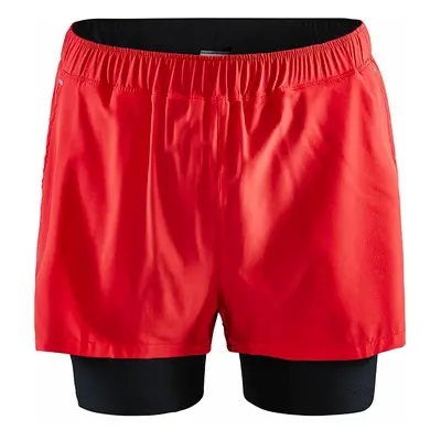 Men's Craft ADV Essence 2-in-1 Shorts - Red