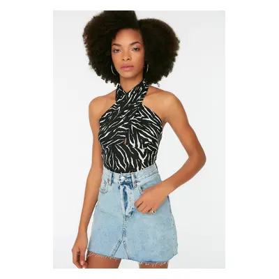 Női crop top Trendyol Patterned