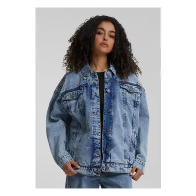 Women's oversized denim jacket from the 90s - light blue washed