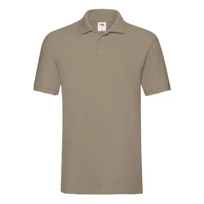 Men's Olive Premium Polo Shirt Friut of the Loom