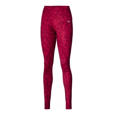 Women's Mizuno Printed Tight /Persian Red Trousers