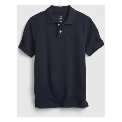 Blue Boys' Children's Polo T-Shirt Organic Catton GAP