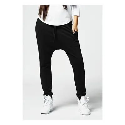 Women's lightweight fleece trousers Sarouel black