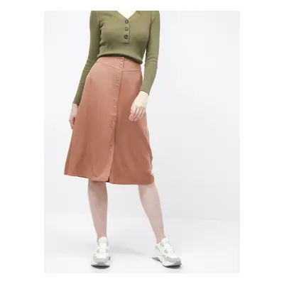 Brown skirt VILA Morose