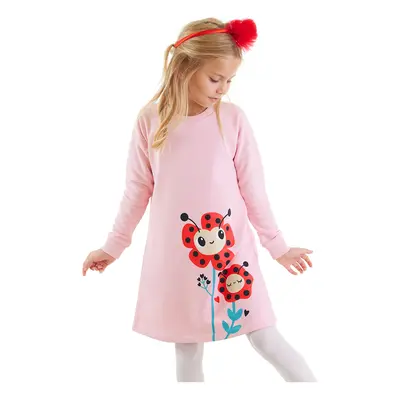 Denokids Ladybug Flowers Girls' Dress