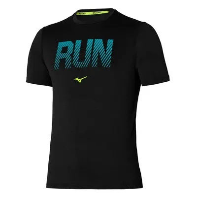 Pánské tričko Mizuno Core Graphic RUN Tee Black