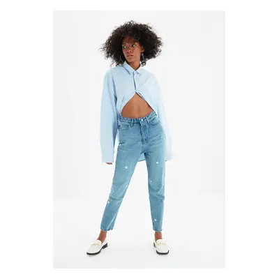 Női farmernadrág Trendyol Mom jeans