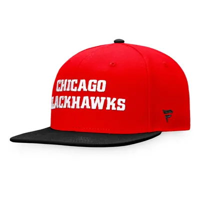 Men's Fanatics Iconic Color Blocked Snapback Chicago Blackhawks Cap