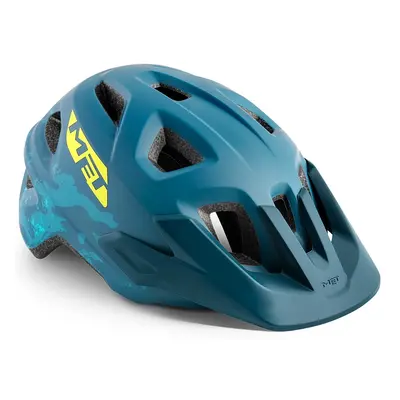 Children's helmet MET Eldar Camo blue