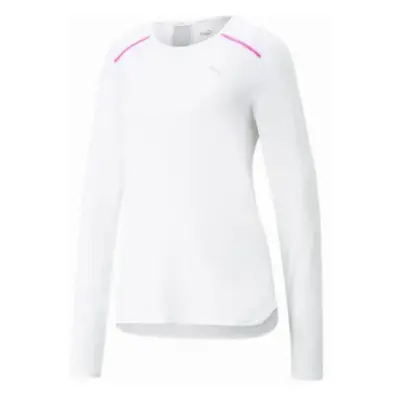 : Women's T-Shirt Puma Run Cloudspun Marathon LS Tee Puma White