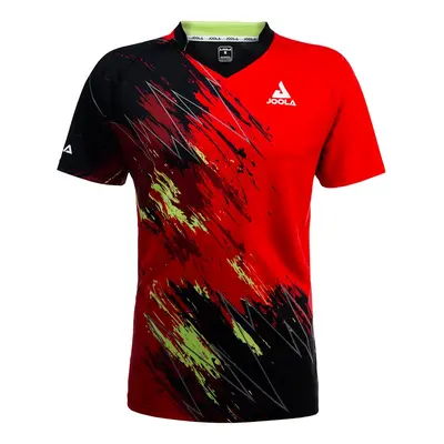 Pánské tričko Joola Shirt Elanus Black/Red