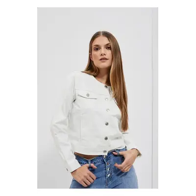 WOMEN JACKETS L-KU-4013 OFF WHITE