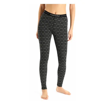 Women's Underpants Icebreaker Vertex Alpine Geo Black/Snow