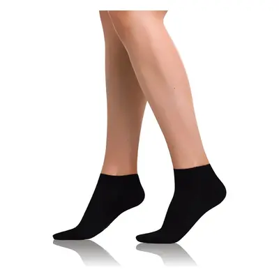 Bellinda BAMBOO AIR LADIES IN-SHOE SOCKS - Women's Short Bamboo Socks - Black