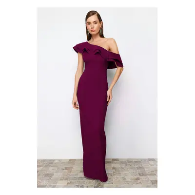 Trendyol Plum Woven Evening Dress & Graduation Dress