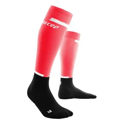 Women's compression knee-high socks CEP 4.0 Pink/Black