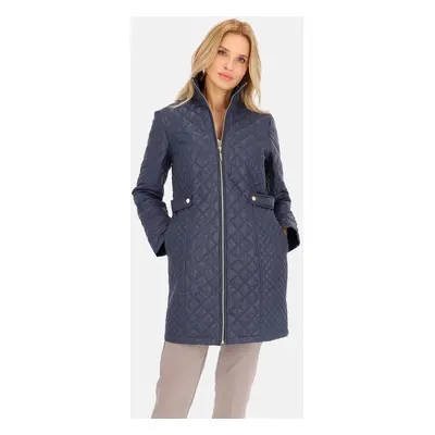 PERSO Woman's Coat BLE241035F Navy Blue