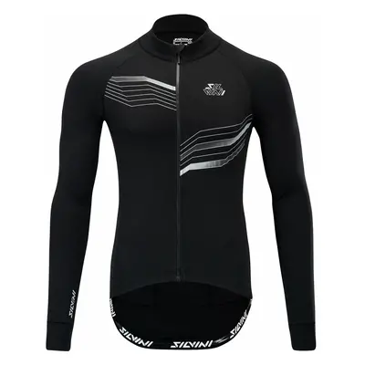 Men's cycling jersey Silvini GRANDE black-cloud