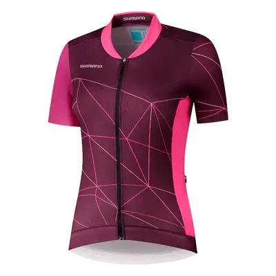 Women's Cycling Jersey Shimano Sagami Jersey Purple