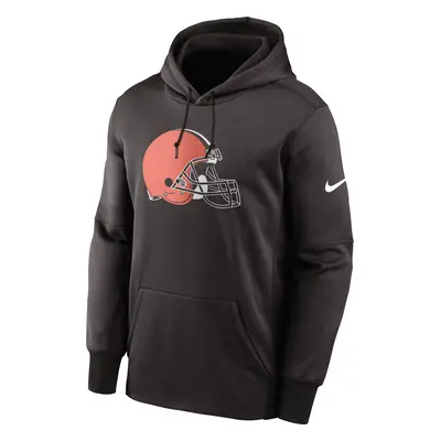 Nike Prime Logo Therma Pullover Hoodie Cleveland Browns Men's