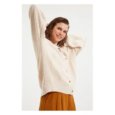 Trendyol Stone Broad fit Knitwear Cardigan