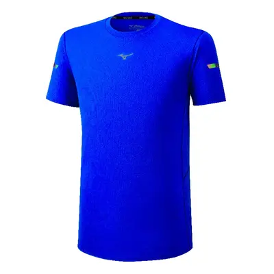 Pánské tričko Mizuno Alpha Jacquard Tee modré