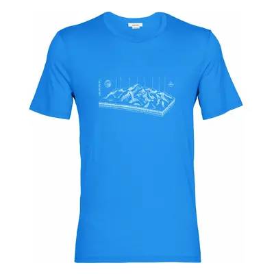 Men's T-Shirt icebreaker Tech Lite II SS Alp Lazurite