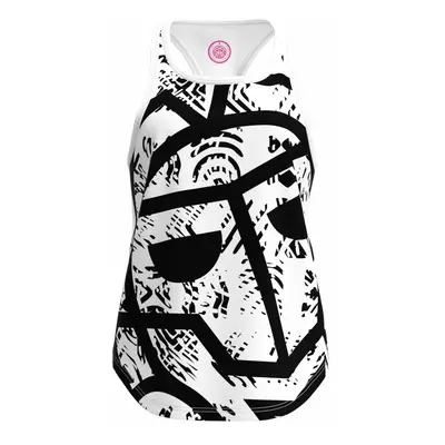 Dámské tílko BIDI BADU Melbourne Chill Tank White/Black