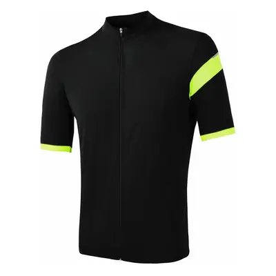 Men's Jersey Sensor Cyklo Classic Black/Neon Yellow