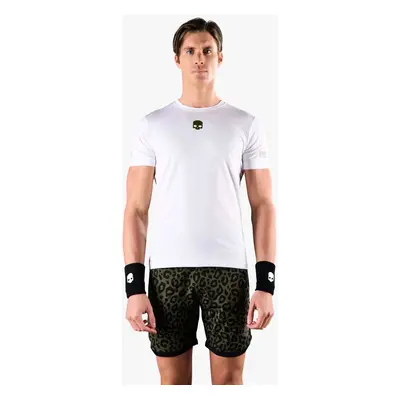 Men's T-Shirt Hydrogen Panther Tech Tee White/Military green