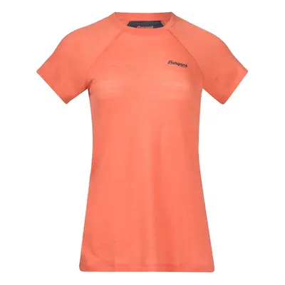 Women's T-shirt Bergans Floyen Wool Tee Orange