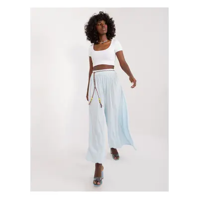 Light blue summer palazzo pants OH BELLA