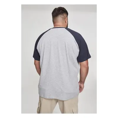 Raglan contrasting T-shirt grey/navy