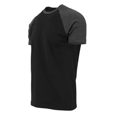 Raglan contrasting t-shirt blk/cha