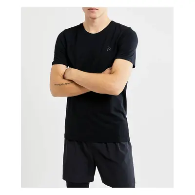 Men's T-Shirt Craft Fuseknit Light SS Black