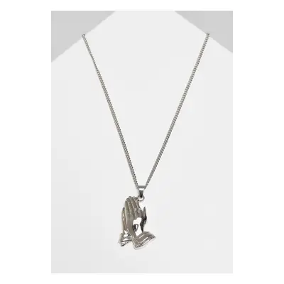 Pray Hands Necklace - Silver Color