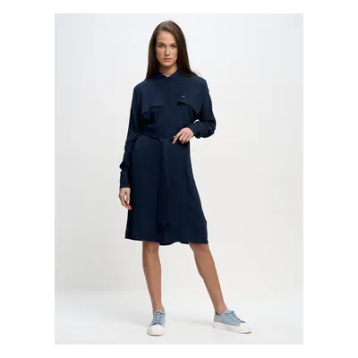 Big Star Woman's Dress Navy Blue