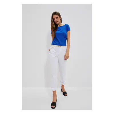 LADIES TROUSERS L-SP-4014 WHITE