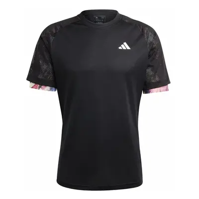 Men's adidas Melbourne Ergo Tennis HEAT T-Shirt. RDY Raglan T-Shirt Black