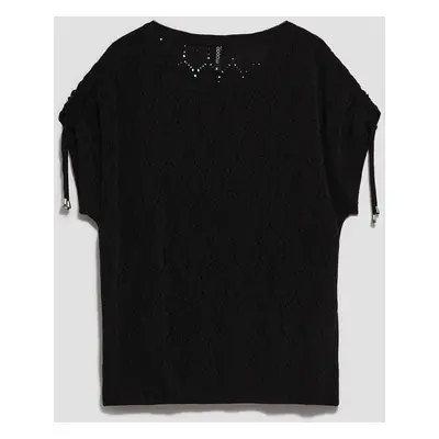 WOMEN'S T-SHIRT L-TS-4033 BLACK