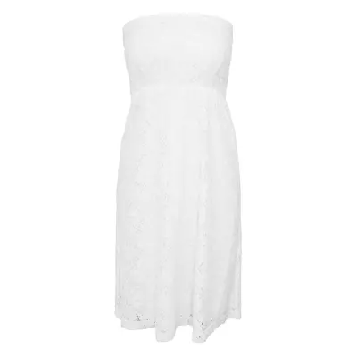 Women's lace dress white