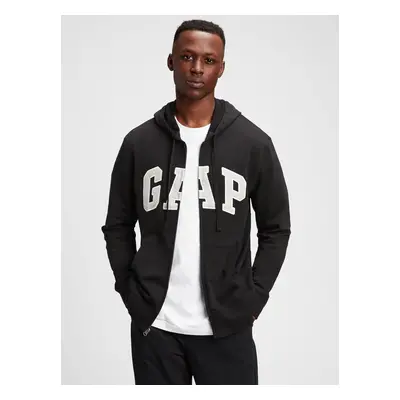 Black men's sweatshirt GAP Logo arch hoodie