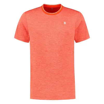 Men's T-Shirt K-Swiss Hypercourt Double Crew Spicy Orange