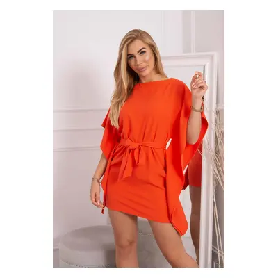 Batwings dress Oversize orange