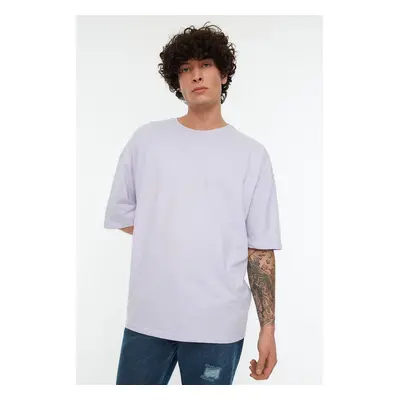 Trendyol Lilac Oversize/Wide Cut 100% T-Shirt